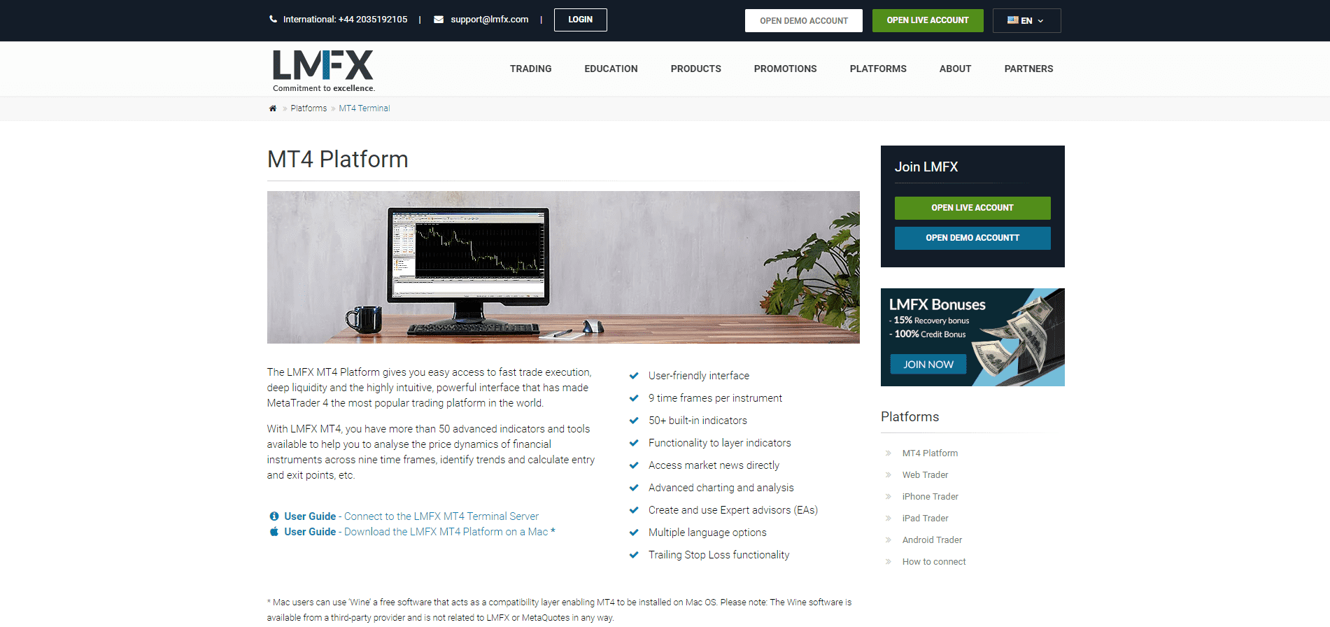 LMFX Review MT4 platform LMFX Review MT4 platform